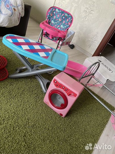 Стул для кормления глад. доска, стир. машина