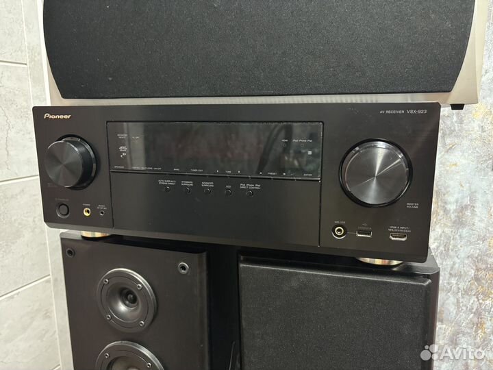 Av ресивер pioneer AV VSX-923+ pioneer S-ES3TB