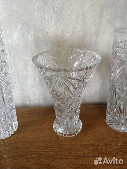 Хрустальная ваза для цветов