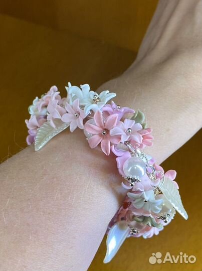 Браслет с гиацинтами