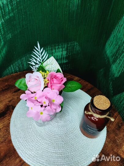 Букет из мыльных цветов