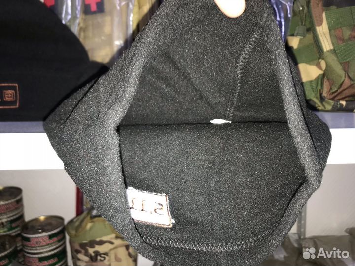 Шапка и шарф баф снуд на флисе теплая