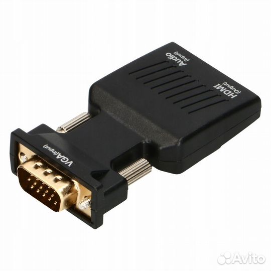 Переходник hdmi (M) - VGA (F) +AUX + micro-USB(H01