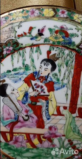 Тарелка декоративная, Китай середина хх в 50-60гг