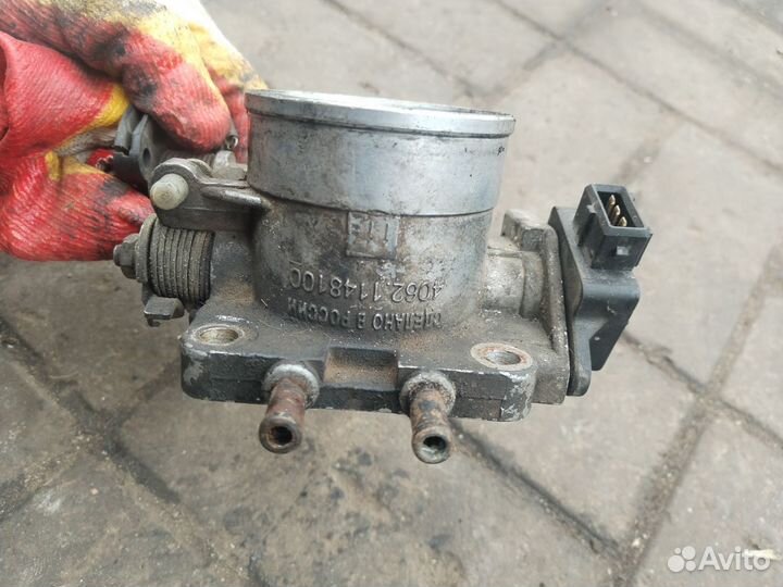 Дроссельная заслонка змз 405/газель 405 инжектор