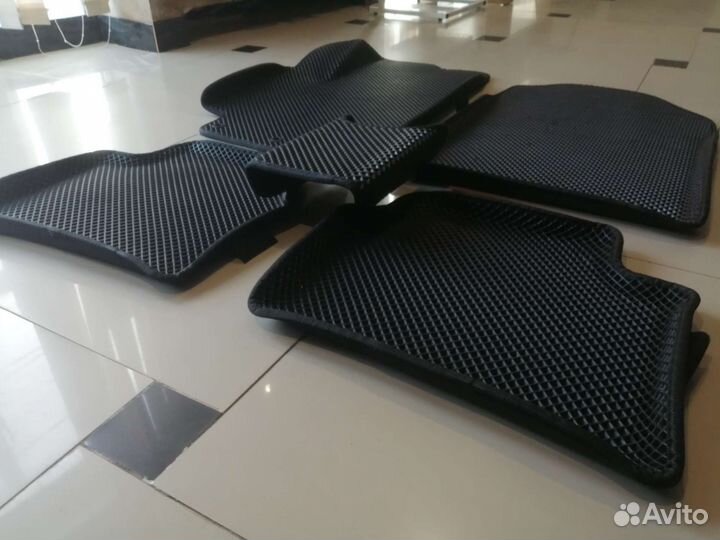 Коврики 3D Ева с бортом Hyundai Solaris2/Kia Rio 4