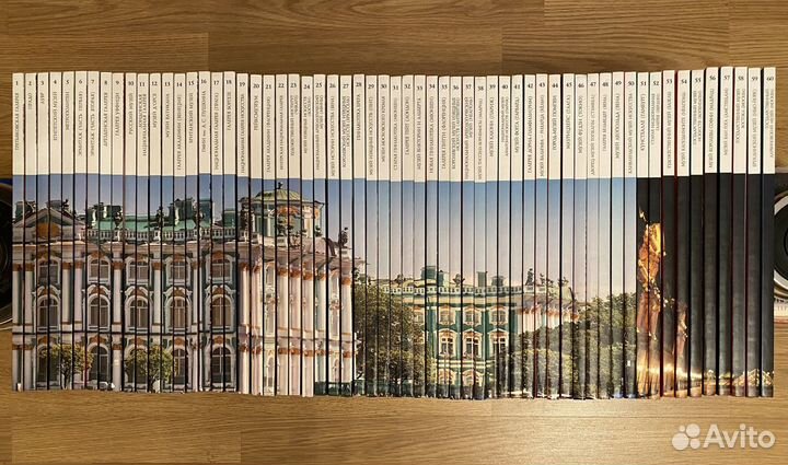 Серия книг «Великие музеи мира», 60 книг