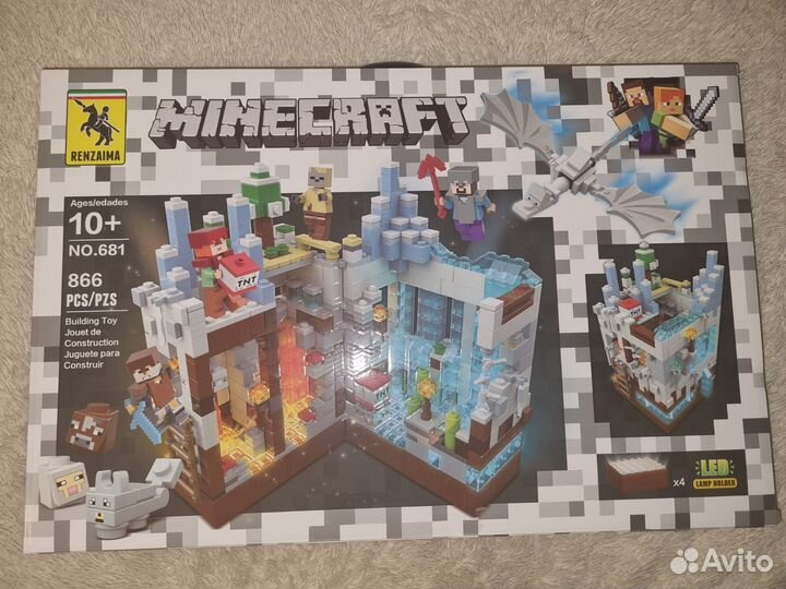 Конструктор Lego майнкрафт белая крепость 866