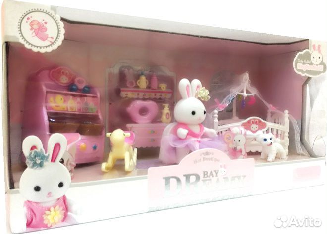 Happy Family Набор мебели Спальня аналог Sylvanian