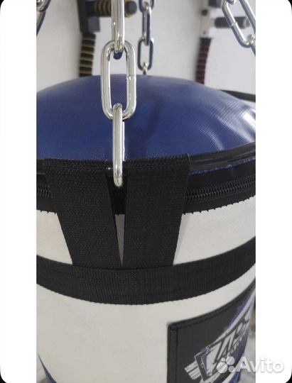 Боксерский мешок tarx-sport, 50 кг сине-белый