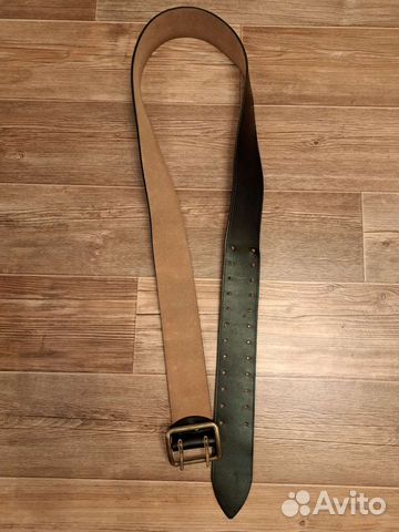 Ремень кожаный офицерский