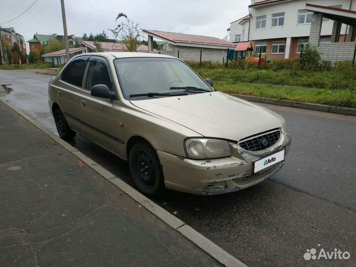 Hyundai Accent 1.5 МТ, 2005, 309 138 км