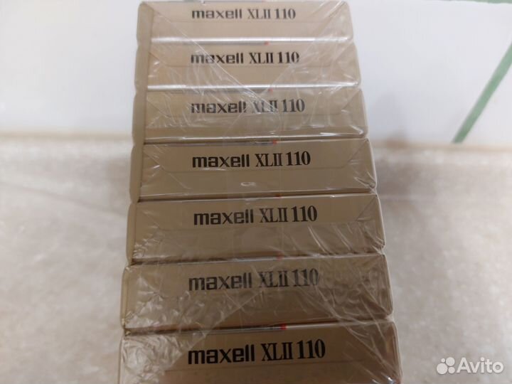 Аудиокассеты новые maxell
