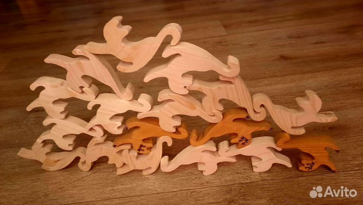 Развивающие игры. Кошки балансиры, паровозы