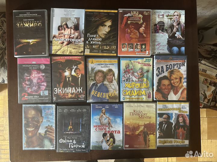 38 dvd диска с фильмами