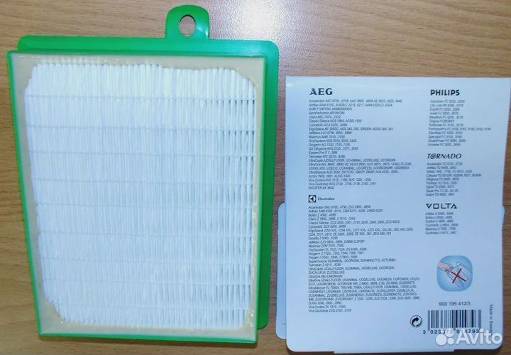 Фильтр пылесоса hepa12, EFH12-1, зам.117939033