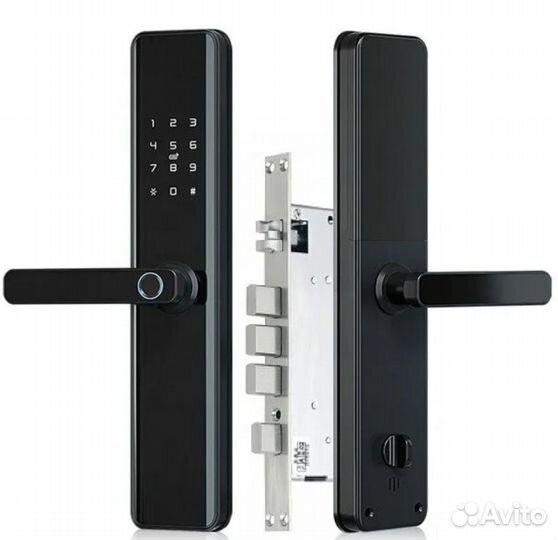 Уличная двустворчатая дверь со стеклом ED-113