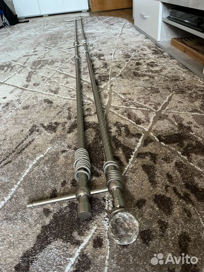 Гардина для штор металлическая