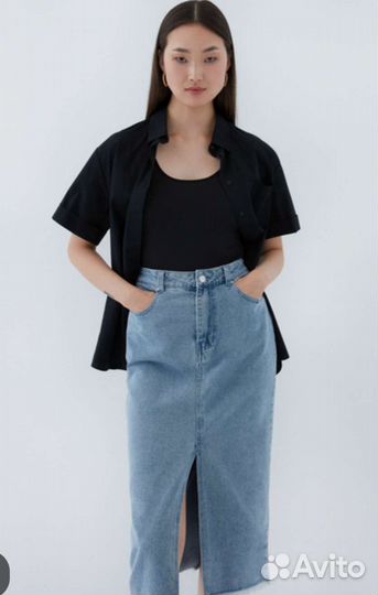 Юбка джинсовая