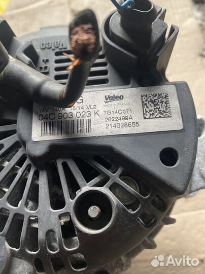 Генератор volkswagen golf 7 1.2 tsi