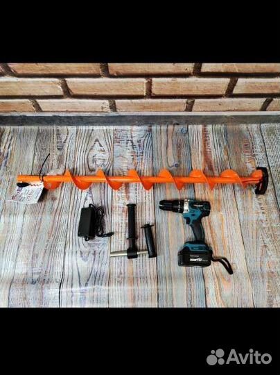 Шуруповерт для ледобура рыбалки + Motoshtorm 130