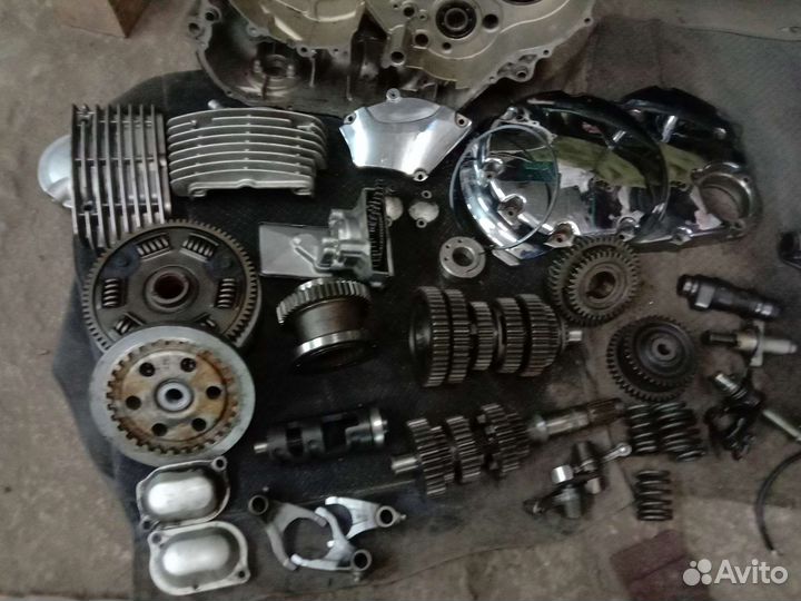 Yamaha XVS 1100 drag star, v star запчасти кпп