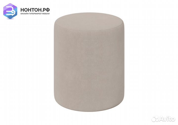 Пуф тип 9 мокко светлый