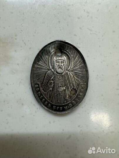 Серебряная иконка