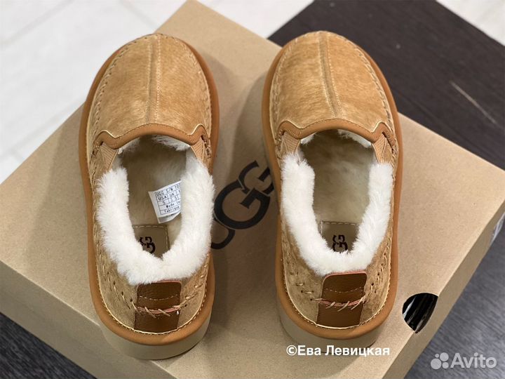 Слипоны угги Ugg Stitch Slip On Chestnut