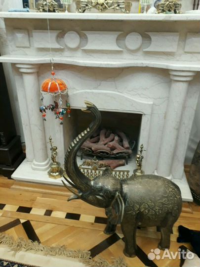 Подсвечники бронзовые и мраморные