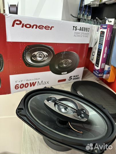 Pioneer колонки овалы 600w 16/24 новые