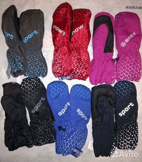 Новые краги (варежки) 6-10 лет