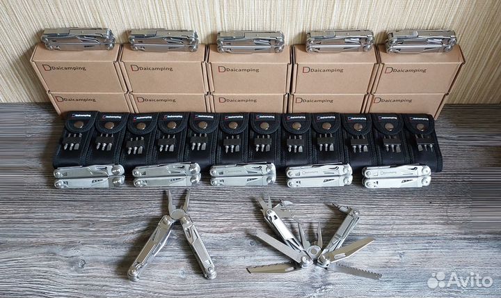 Мультитул Daicamping DL12 с набором бит