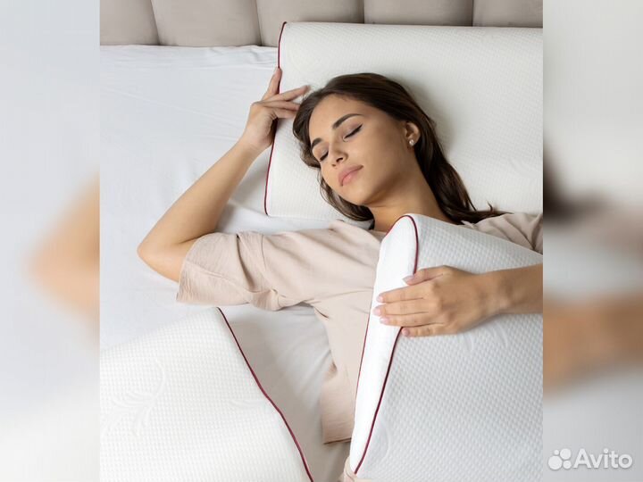 Ортопедическая подушка для сна 60х40х13/10 см