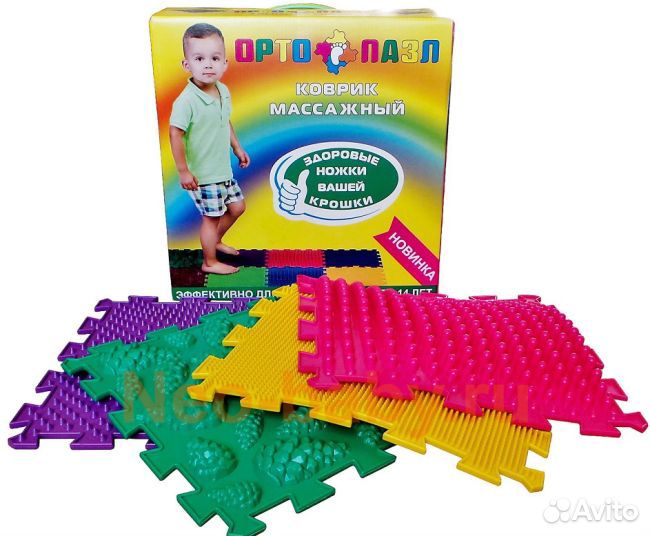 Коврик-пазл массажный ортопазл (модуль Лес) новый