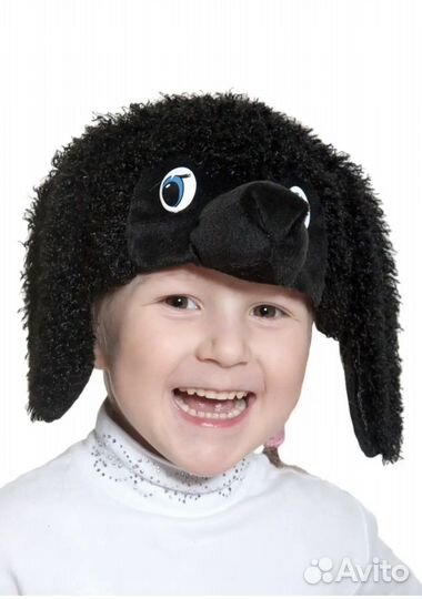 Шапка собака размер 53-55