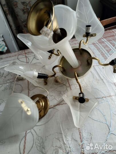 Люстра потолочная бу