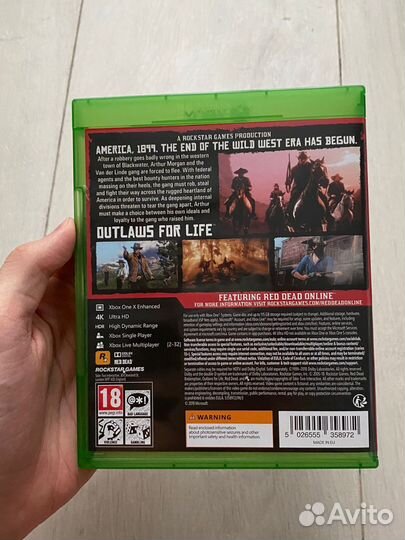 RDR2 диск на xbox