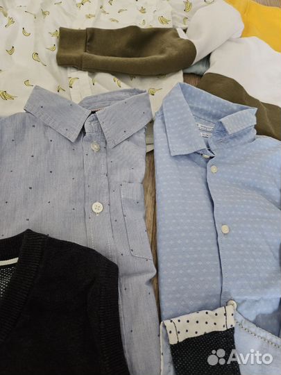 Вещи и обувь пакетом на мальчика 116