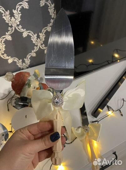 Нож и лопатка для свадьбы