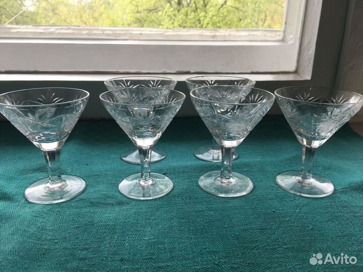 Рюмки для аперитивов/ликёров, хрусталь, Германия