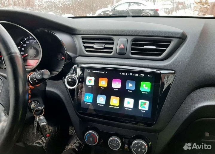Магнитола новая Android Kia Rio 3