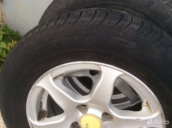 Комплект колес на литых дисках на Ваз 14