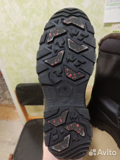 Сапоги кожаные утеплённые