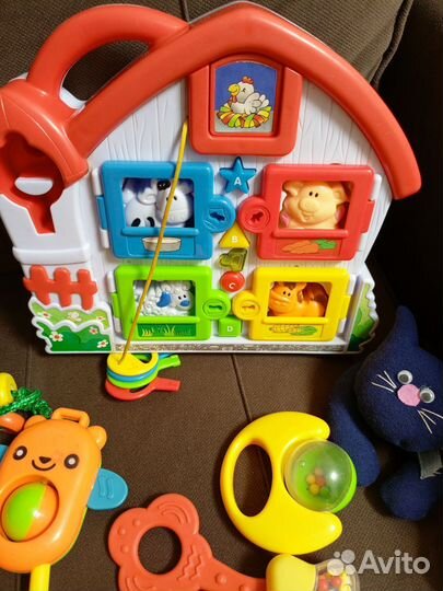 Игрушки погремушки пакетом