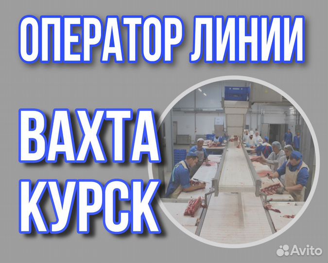 Вахта / Оператор линии в Курской области