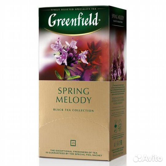 Опт - Чай Greenfield Spring Melody Чёрный 25пак