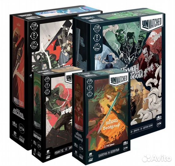 Unmatched настольная игра