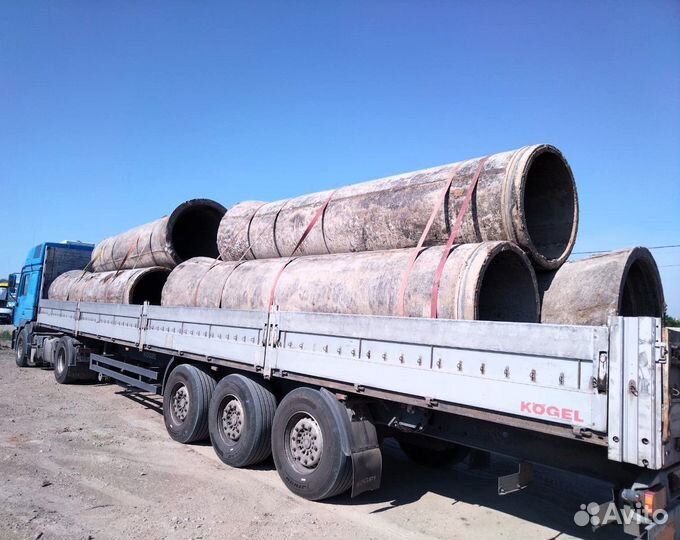 Трубы б/у железобетонные 1000 мм - 5.2 метра