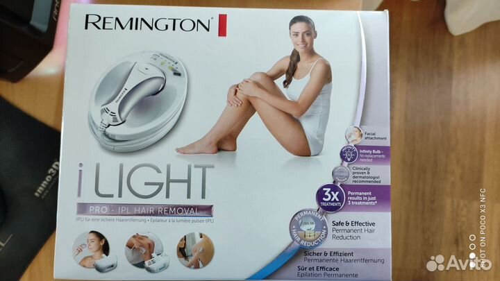 Фотоэпилятор remington ipl 6500 i-light pro